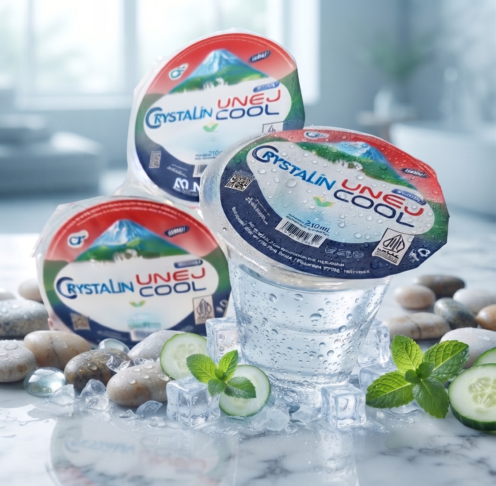 UNEJ COOL GELAS 200mL / karton isi 48
